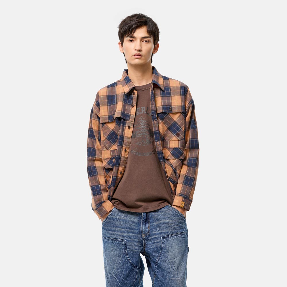 kao ミンティ TOKYO DESIGN COLLECTIVE】ユーティリティ ポケット シャツ ユニ