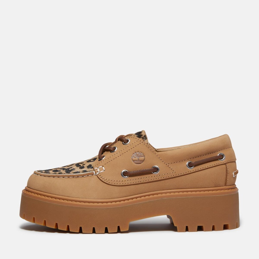 24cm レディース ティンバーランド ストーンストリート ボートシューズ 厚底 ストーン ストリート ボート シューズ レディース