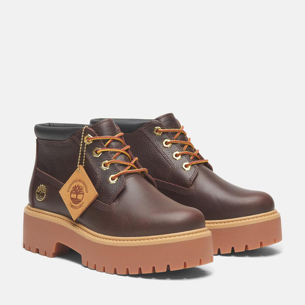 Timberland 　ティンバーランド　ブーツ　ブラッドストリート ストーン ストリート ミッド レースアップ ウォータープルーフ ブーツ