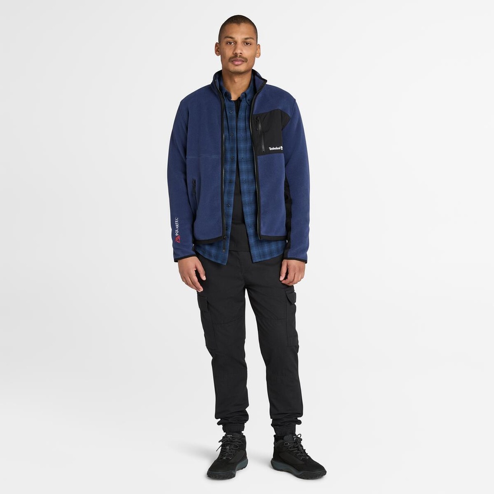 プリーツプリーズ　ミディアム丈の上着　新品 GRAMICCI（グラミチ） フリースカーディガンジップアップ ライト