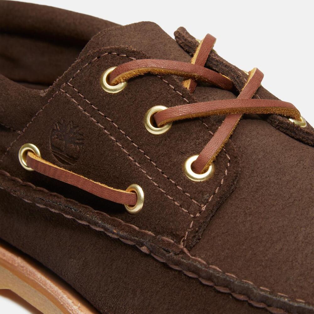 Timberland ダークブラウン ボートシューズ クラフテッド ボート シューズ メンズ ｜【Timberland公式通販