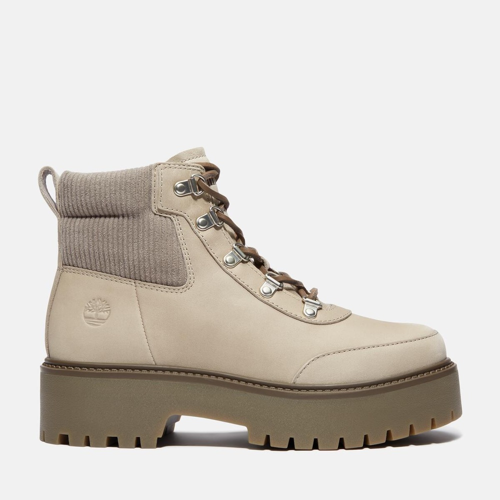 美品 Timberlandレディースブーツ セール】レディース グレイフィールド ミッド レースアップ ブーツ