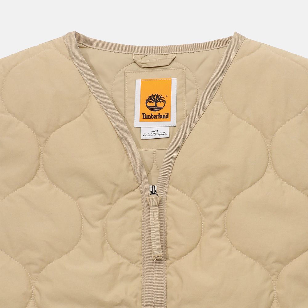 Timberland キルティングベスト XL ブラウン キルティング ベスト ユニセックス ｜【Timberland公式通販