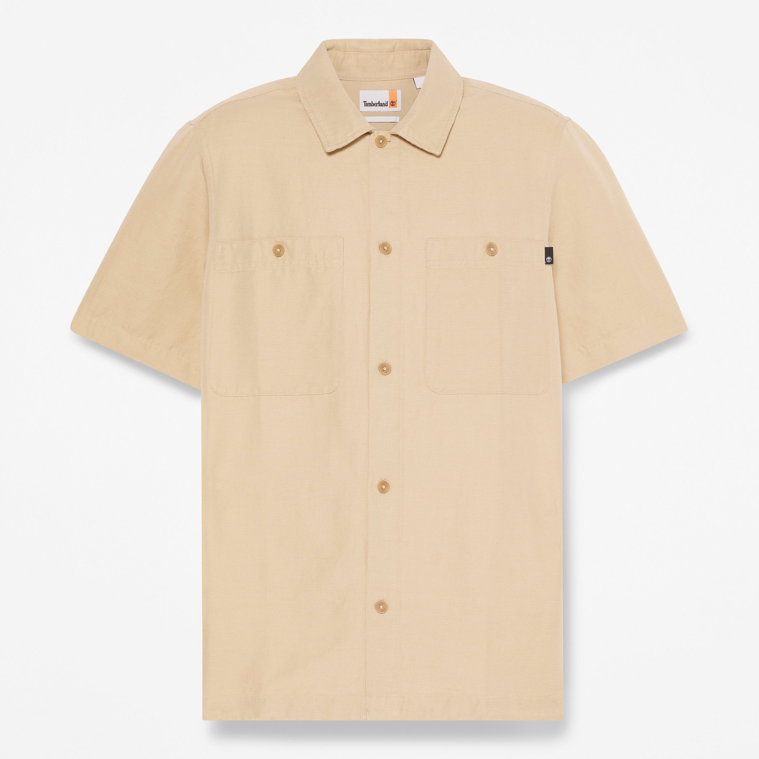 コットンリネン ユーティリティ 半袖 シャツ メンズ ｜【Timberland