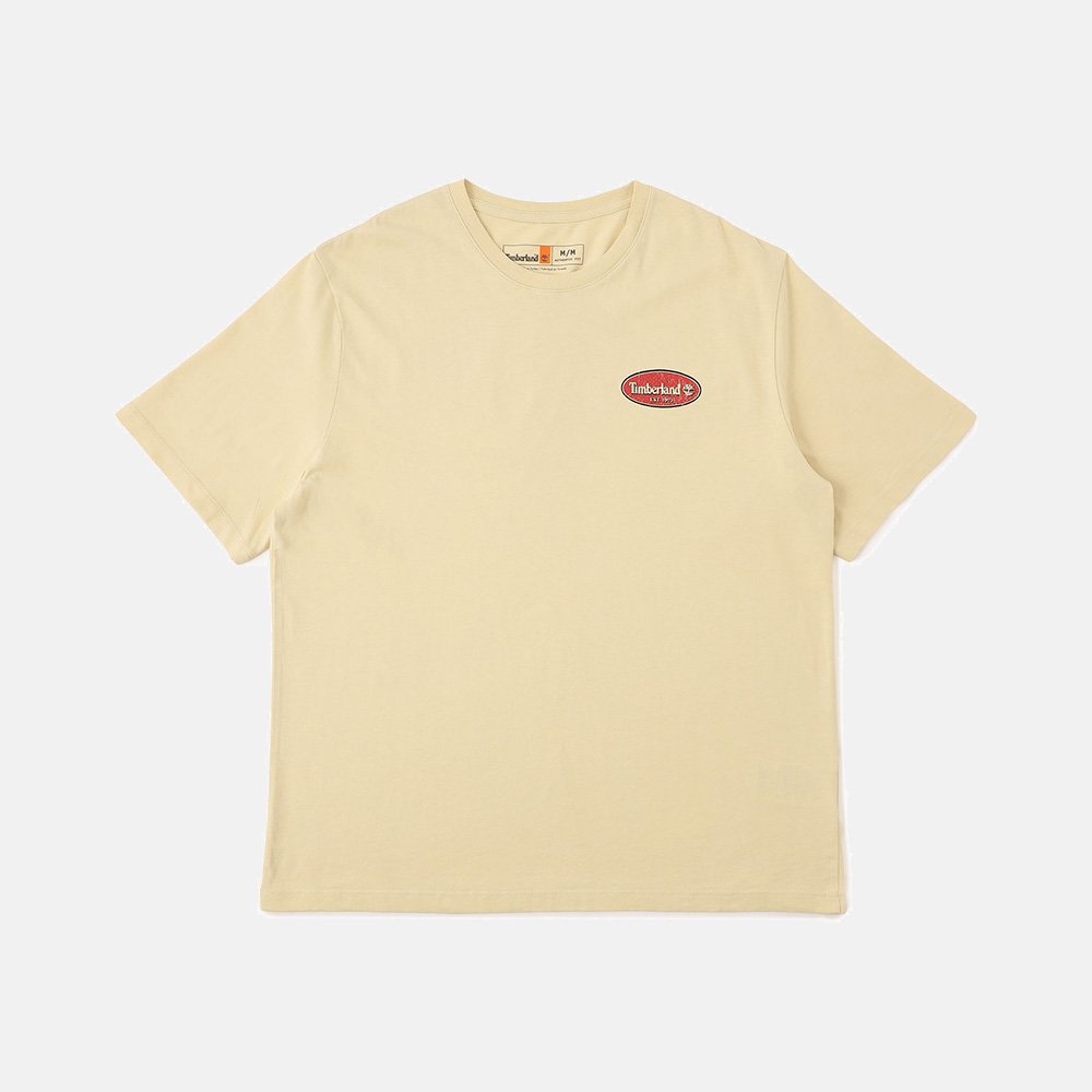 ガスステーション バック グラフィック 半袖 Tシャツ メンズ