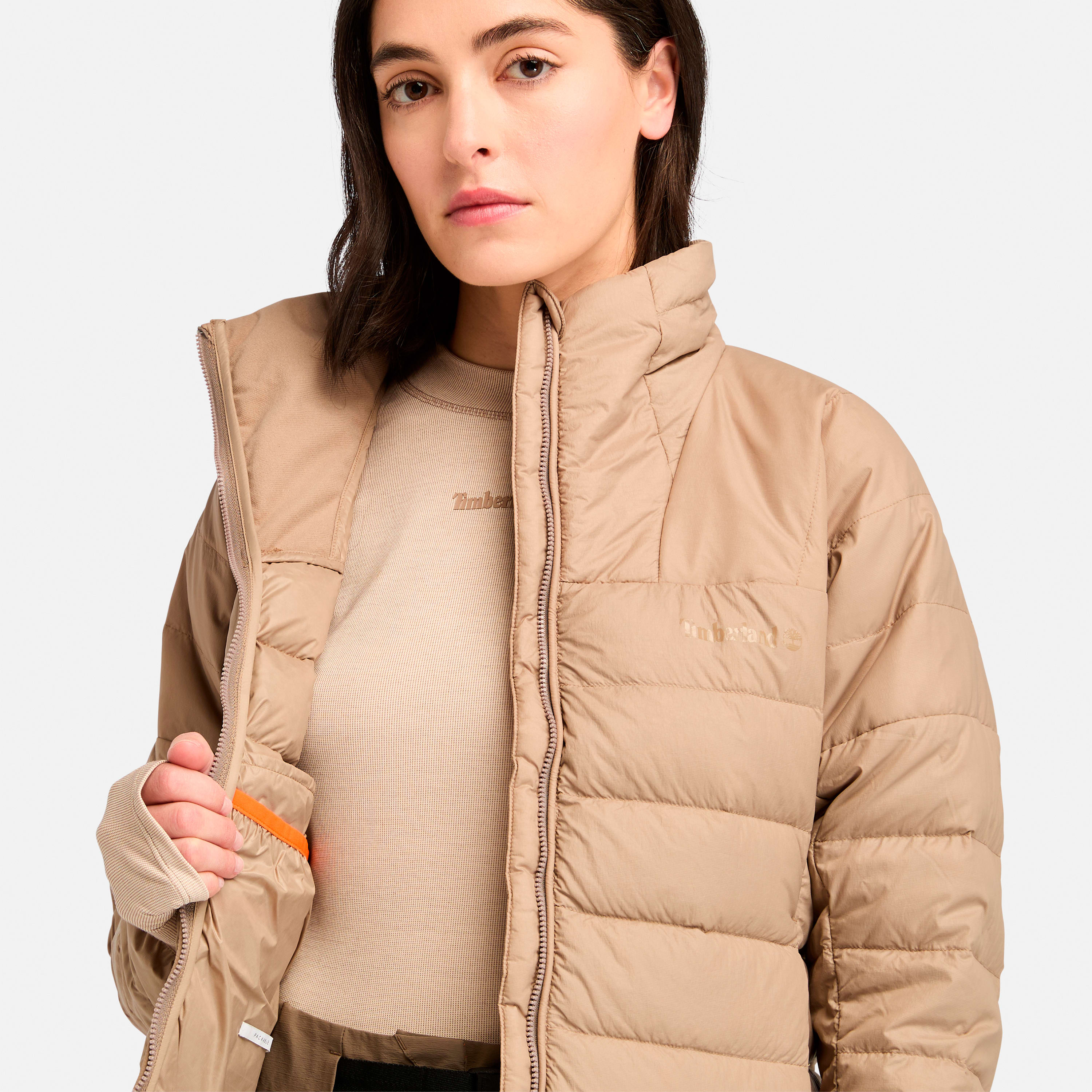 リサイクル ダウン ライトウェイト ジャケット レディース