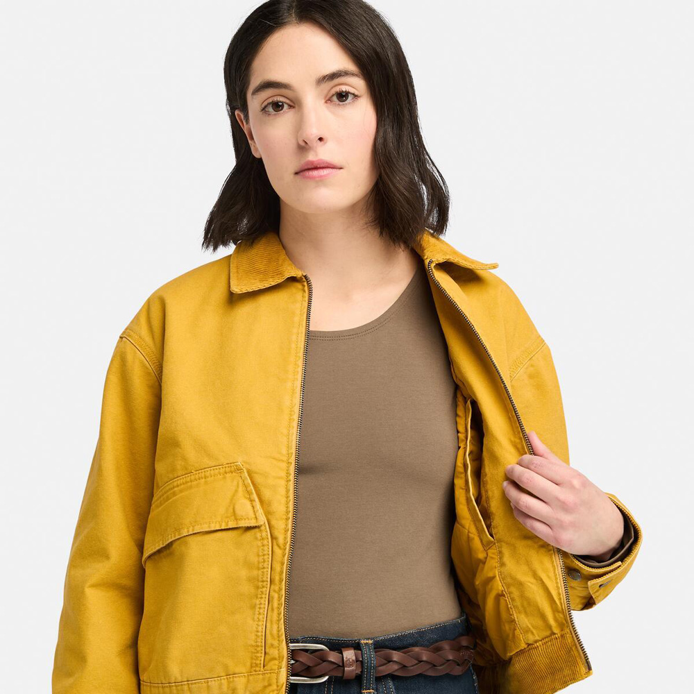 ストラフォード キルテッド ウォッシュド キャンバス ジャケット