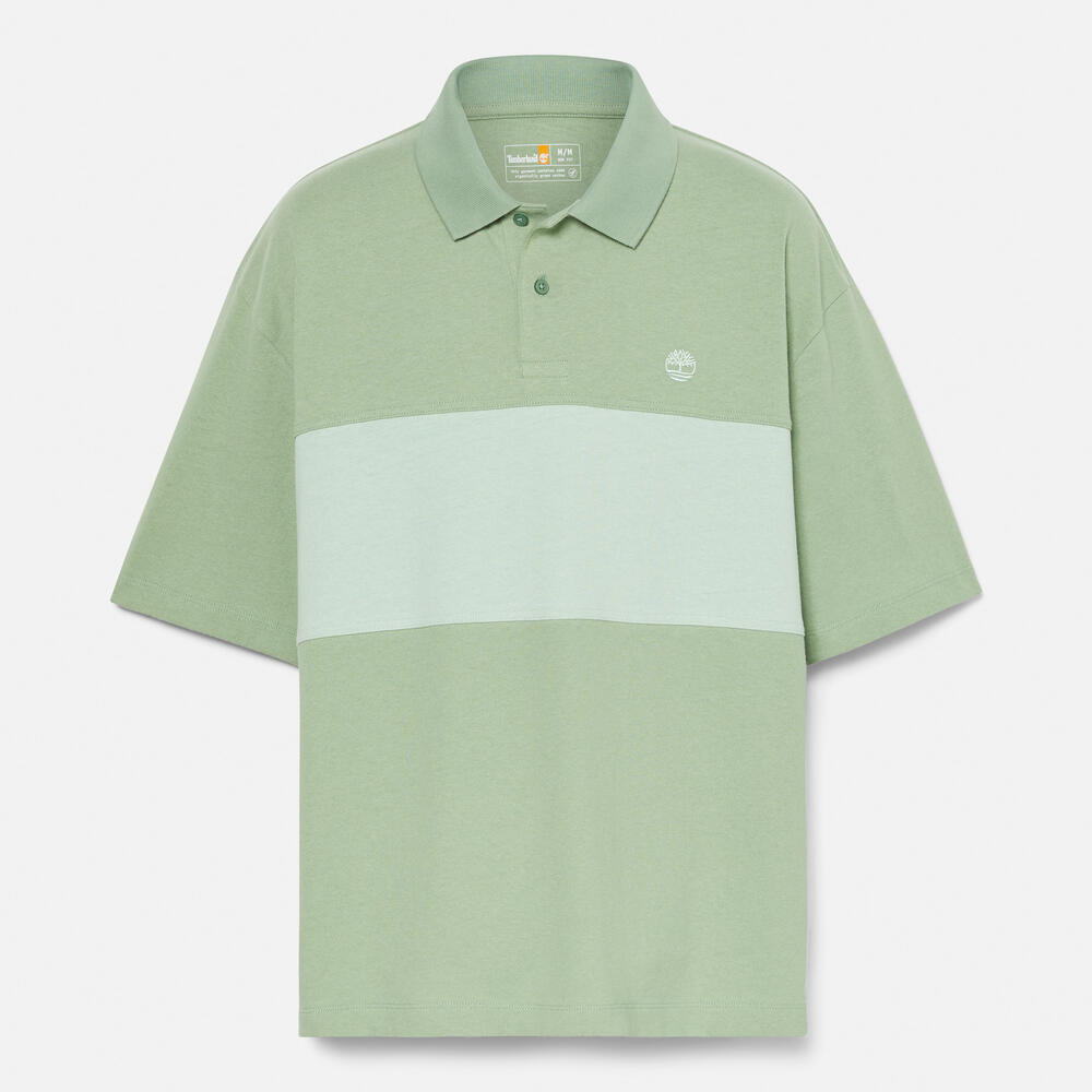 半袖 カラー ブロック ラグビー ポロシャツ メンズ ｜【Timberland公式
