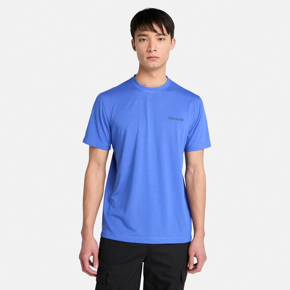 STABRIDGE スタブリッジ Tシャツ サイズ:M 24SS ブランドロゴ クイックドライ クルーネック Tシャツ Quick Dry Tee ライトブルー トップス カットソー 半袖【メンズ】【K4192】 TB0A6ASVEYQ-ALT40.jpg