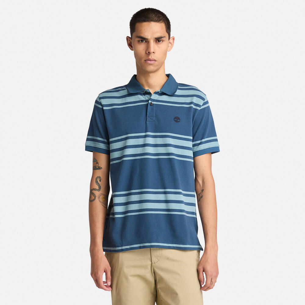 ストライプ ポロシャツ 半袖 メンズ トラヴィスマシュー（Travis Mathew）（メンズ）ゴルフウェア