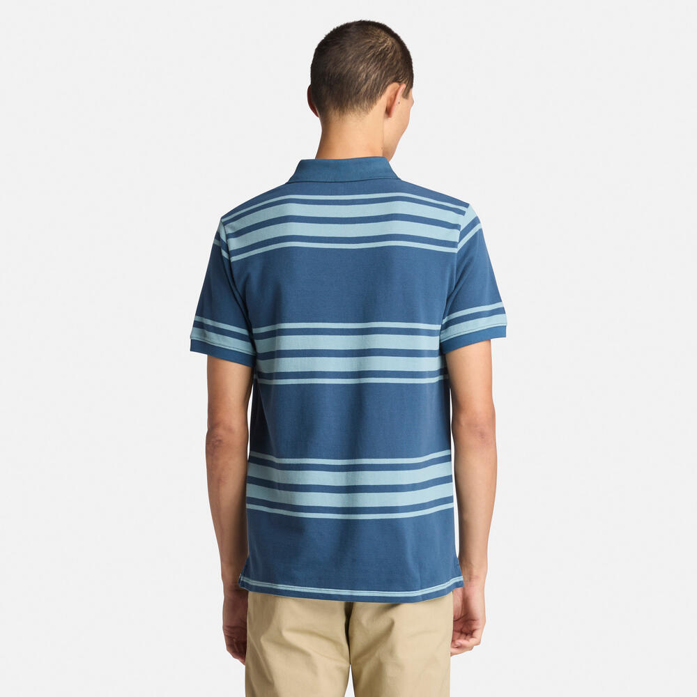 半袖 ストライプ ポロシャツ メンズ ｜【Timberland公式通販