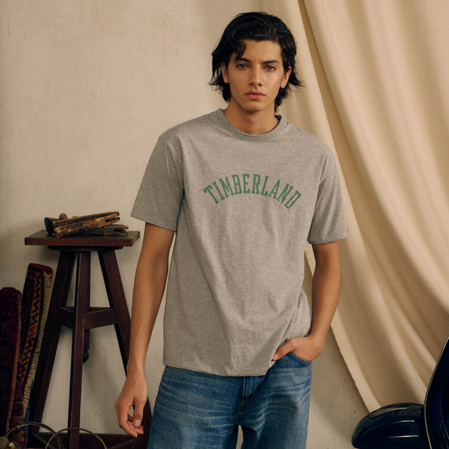 81 3】半袖 リバーシブル Tシャツ ユニセックス ｜【Timberland公式