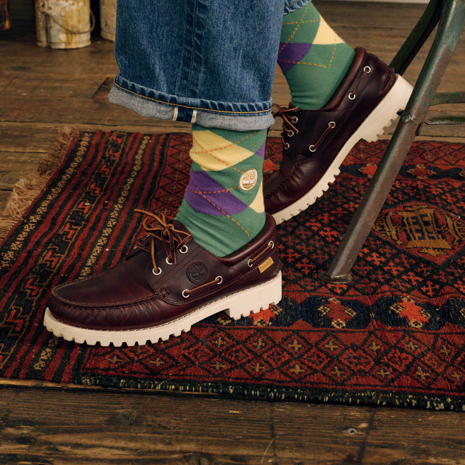 81 3】アーガイル ソックス ユニセックス ｜【Timberland公式通販