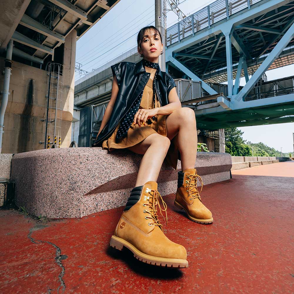 【希少】Timberland イエローブーツ　ホワイト　8W 26㎝ 希少】Timberland イエローブーツ ホワイト 8W 26㎝ 希少モデル