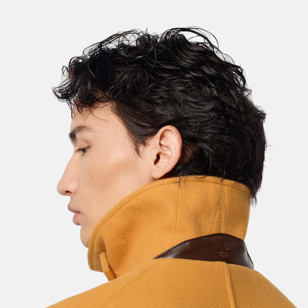 Timberland / コート/L/コットン/BRW// TOKYO DESIGN COLLECTIVE】 マウンテン ピーコート ユニセックス