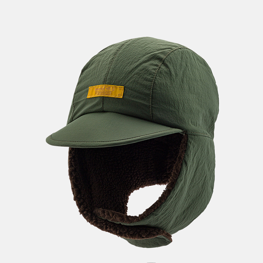 ルルム　フライトキャップ　黒 KNIT