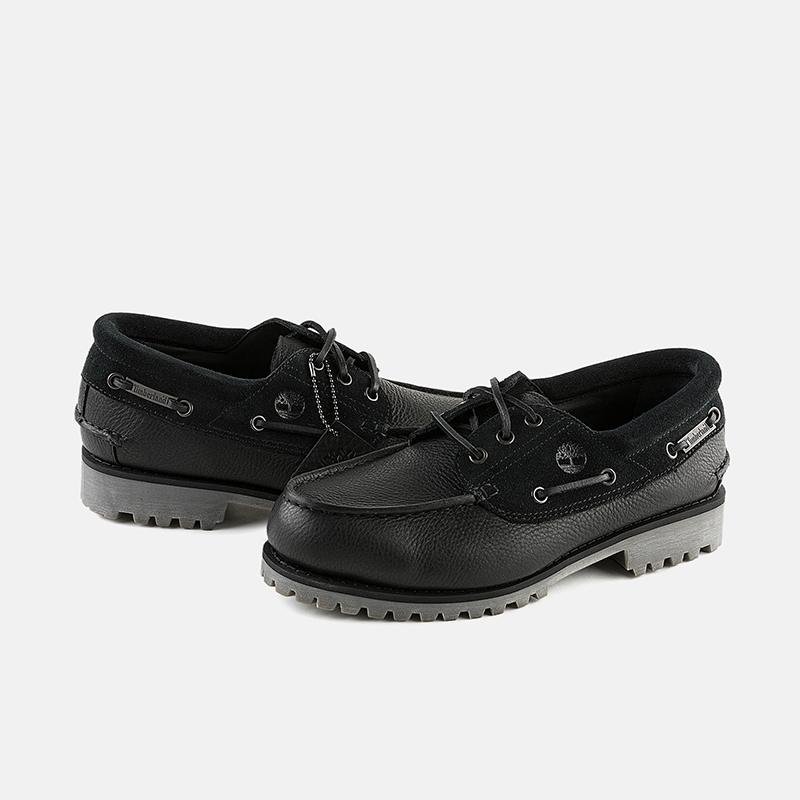 オーセンティック スリーアイ(3eye) ラグ ハンドソーン ボートシューズ