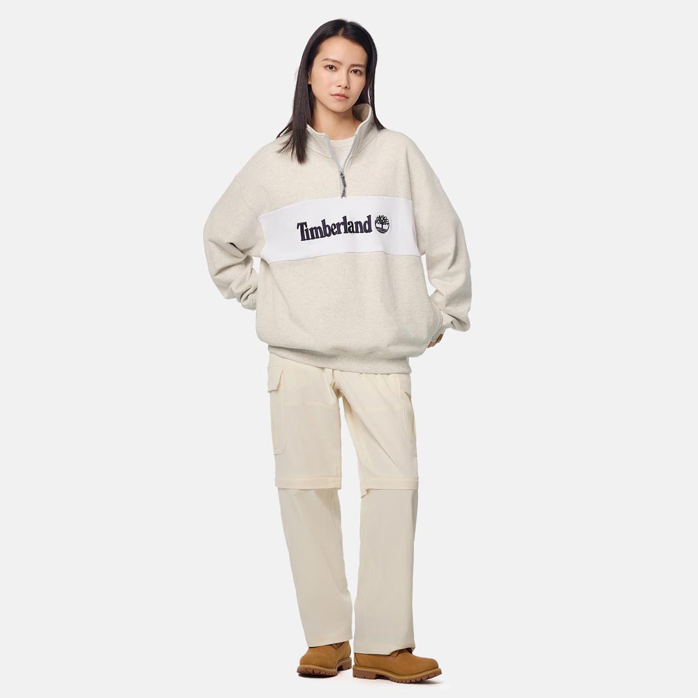 TOKYO DESIGN COLLECTIVE】 ハーフジップ スウェットシャツ ユニ