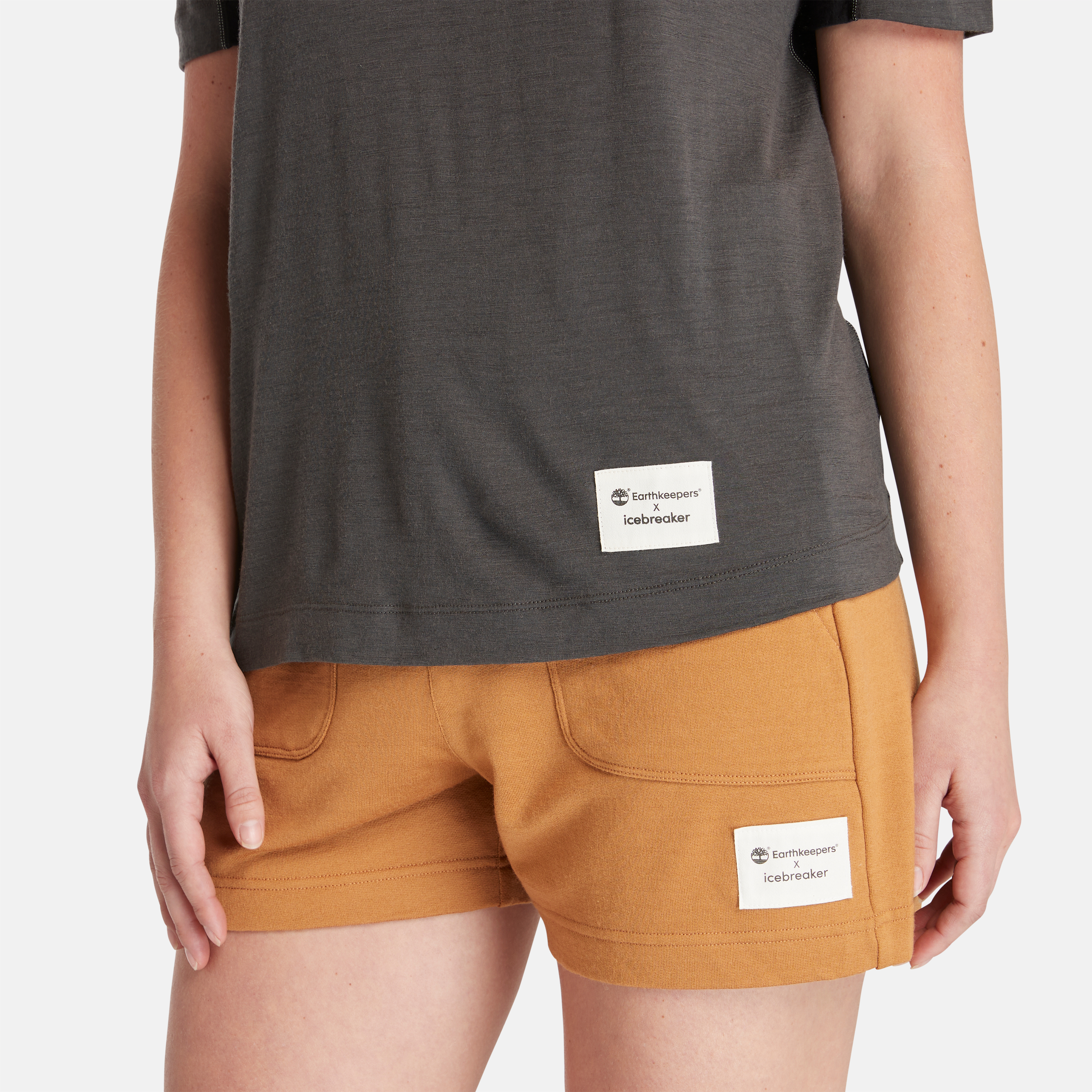 Icebreaker x Timberland】 レディース メリノ ゾーンニット Tシャツ