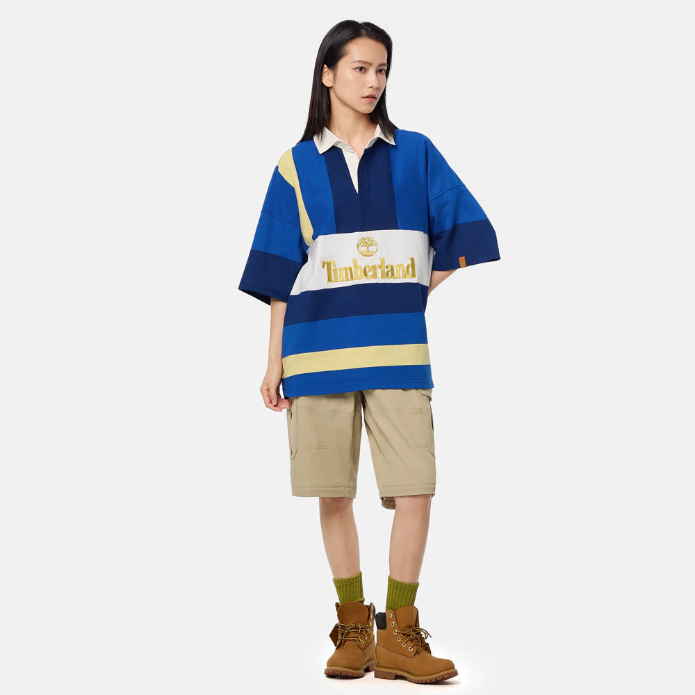 TOKYO DESIGN COLLECTIVE】 半袖 ラグビー シャツ ユニセックス