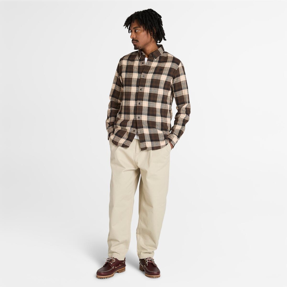 ミッドウェイト フランネルチェック シャツ メンズ ｜【Timberland公式