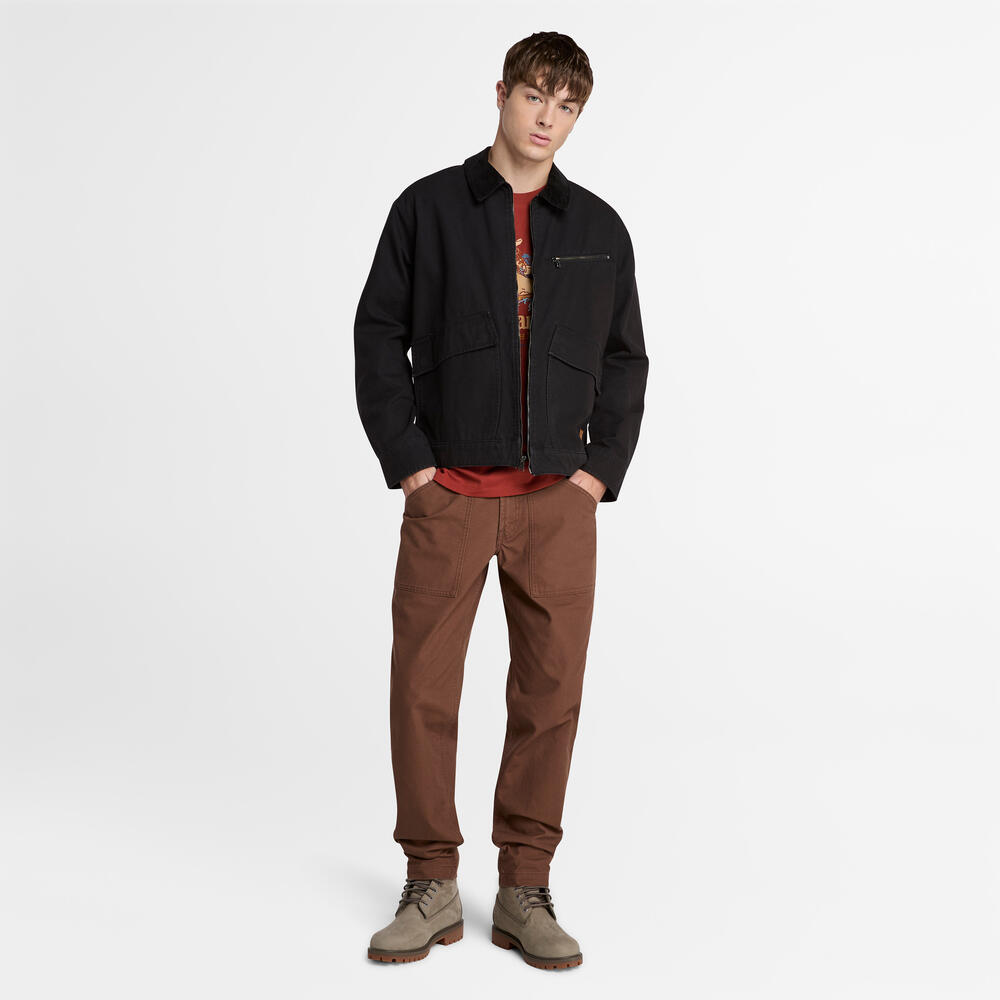 ウォッシュド キャンバス ファティーグ パンツ メンズ ｜【Timberland