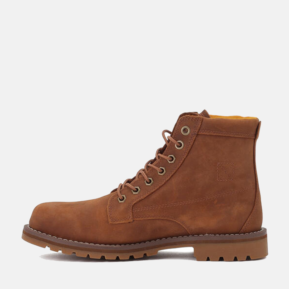 Timberland ブラウン ヒールブーツ レッドウッド フォールズ ミッド レースアップ ウォーター