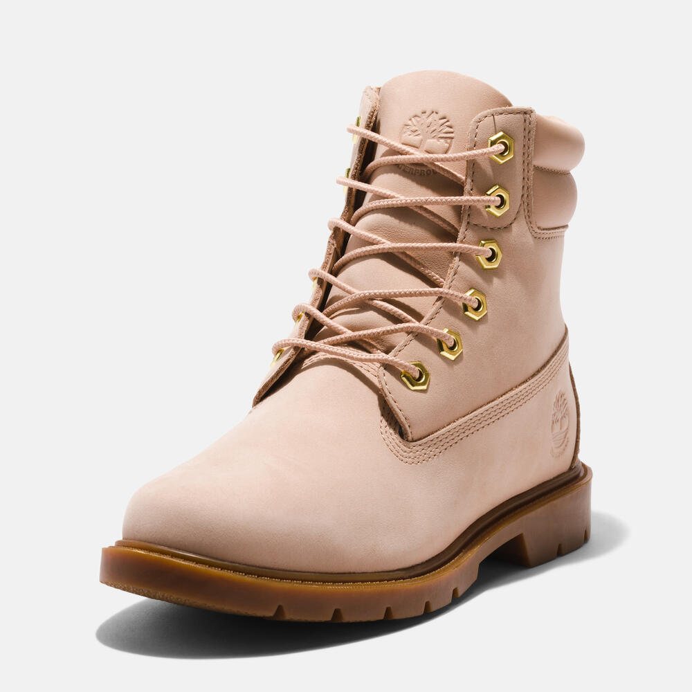 リンデン ウッド 6インチ ウォータープルーフ ブーツ レディース