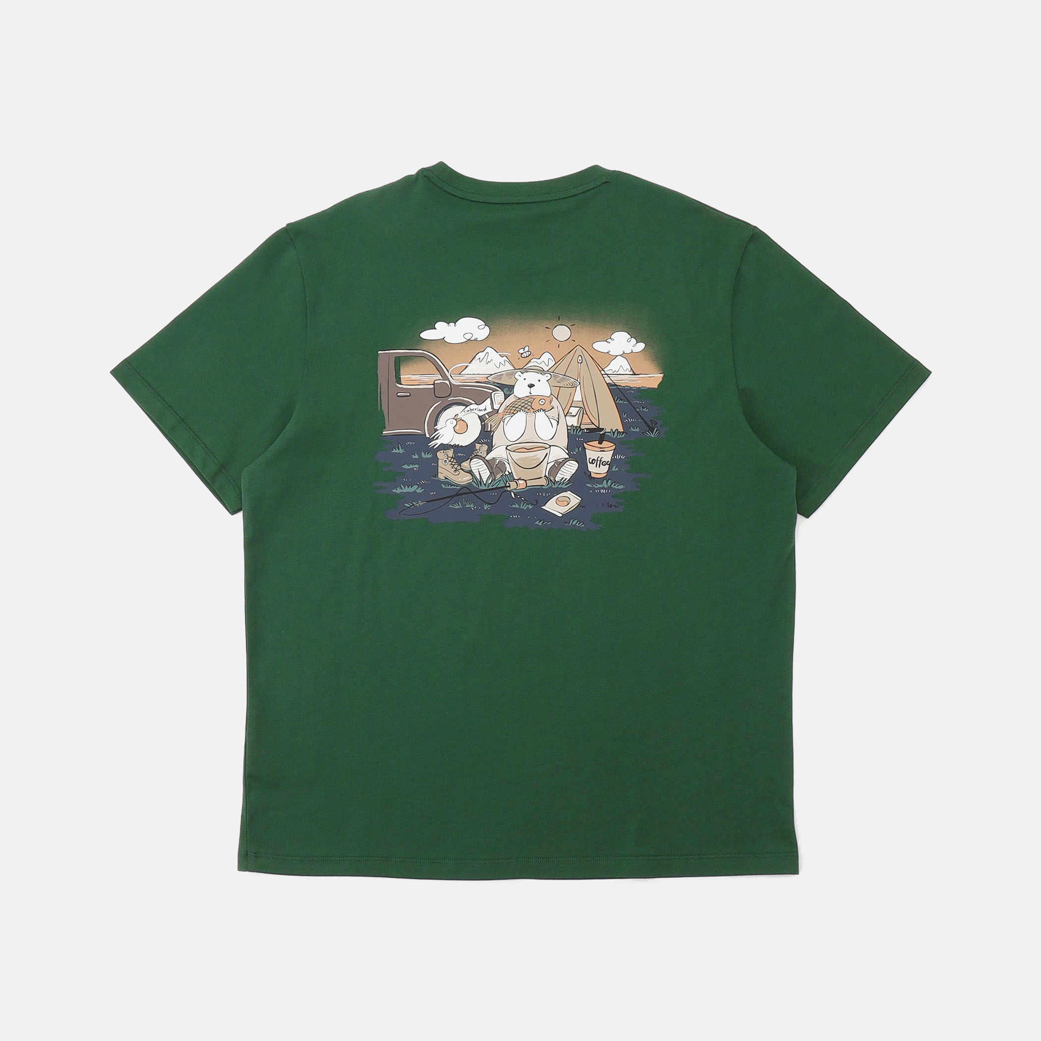 WEB限定】ベア フィッシュ グラフィック Tシャツ ユニセックス 