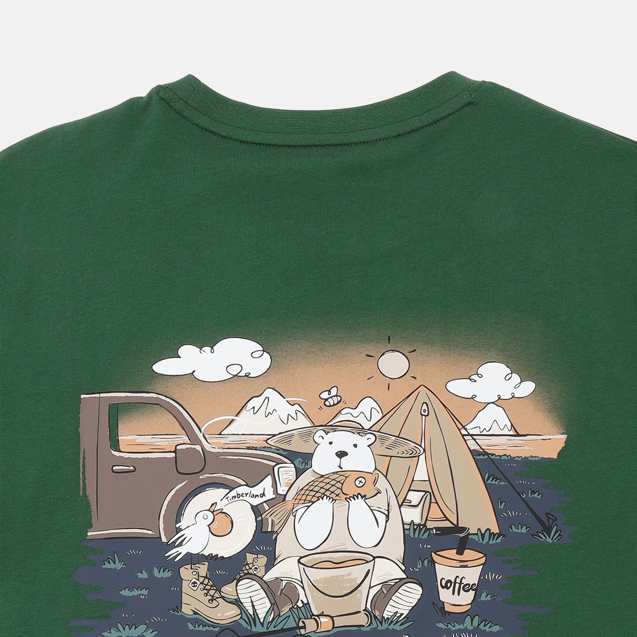 WEB限定】ベア フィッシュ グラフィック Tシャツ ユニセックス 