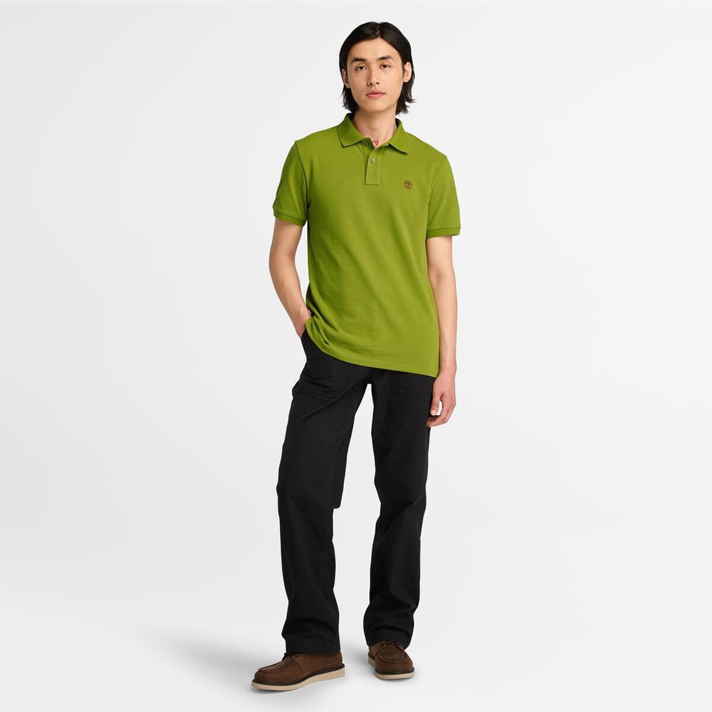 半袖 チェスト ロゴ ポロシャツ メンズ image number 1