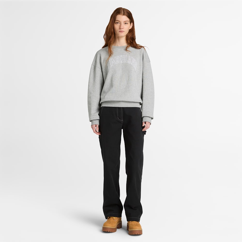 【WEB限定】 シーズナル ロゴ クルーネック スウェットシャツ レディース image number 2