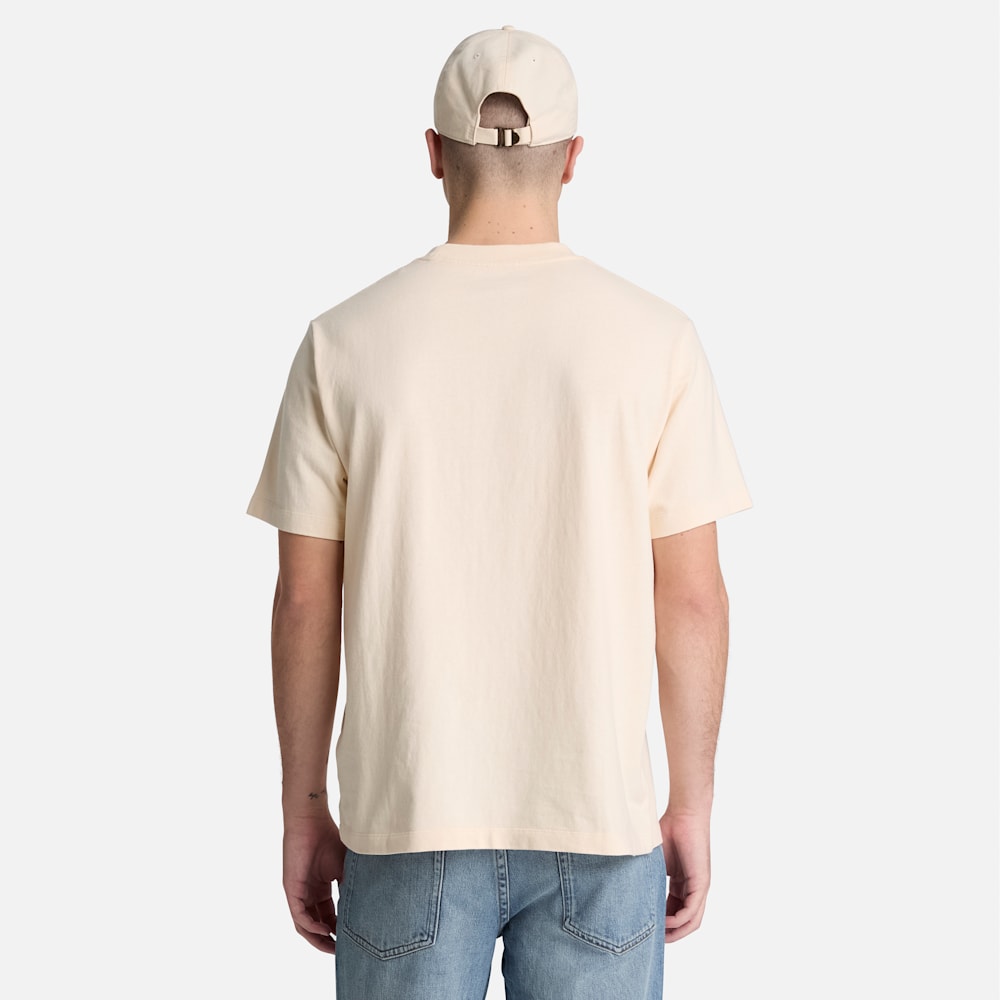 半袖レザー バッジ ヘビーウェイト  Tシャツ メンズ image number 4