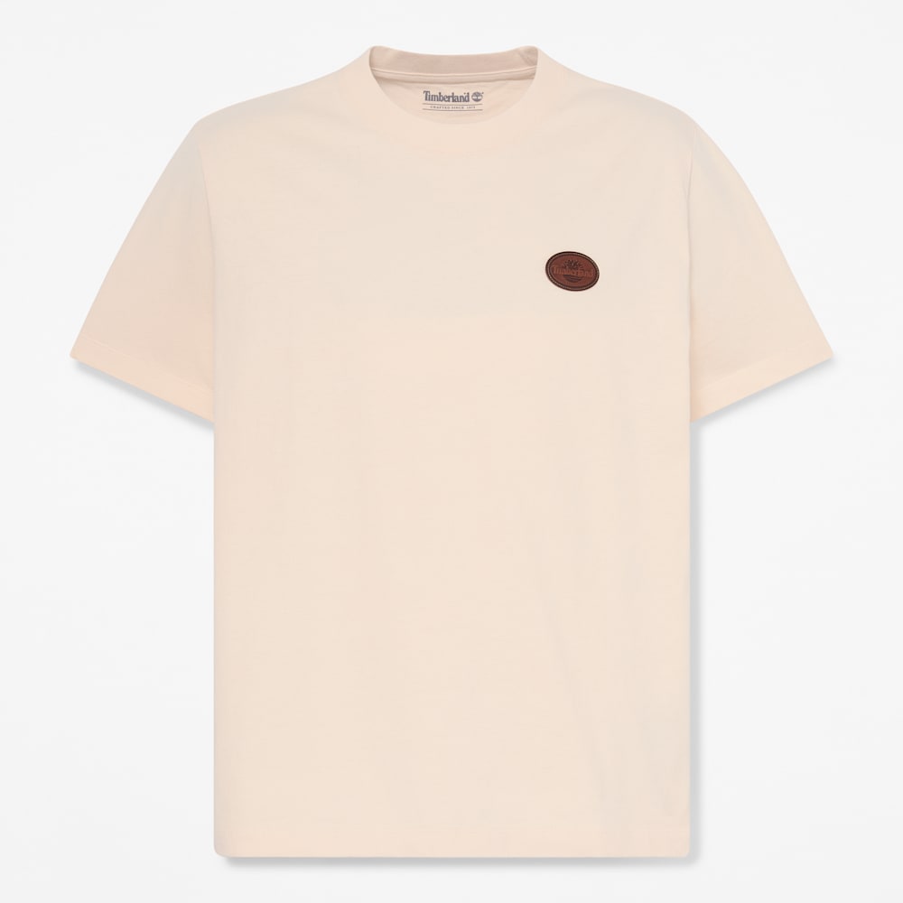半袖レザー バッジ ヘビーウェイト  Tシャツ メンズ image number 0
