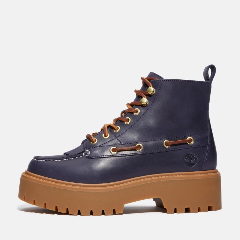 ストーン ストリート ミッド セブンアイ ブーツ レディース