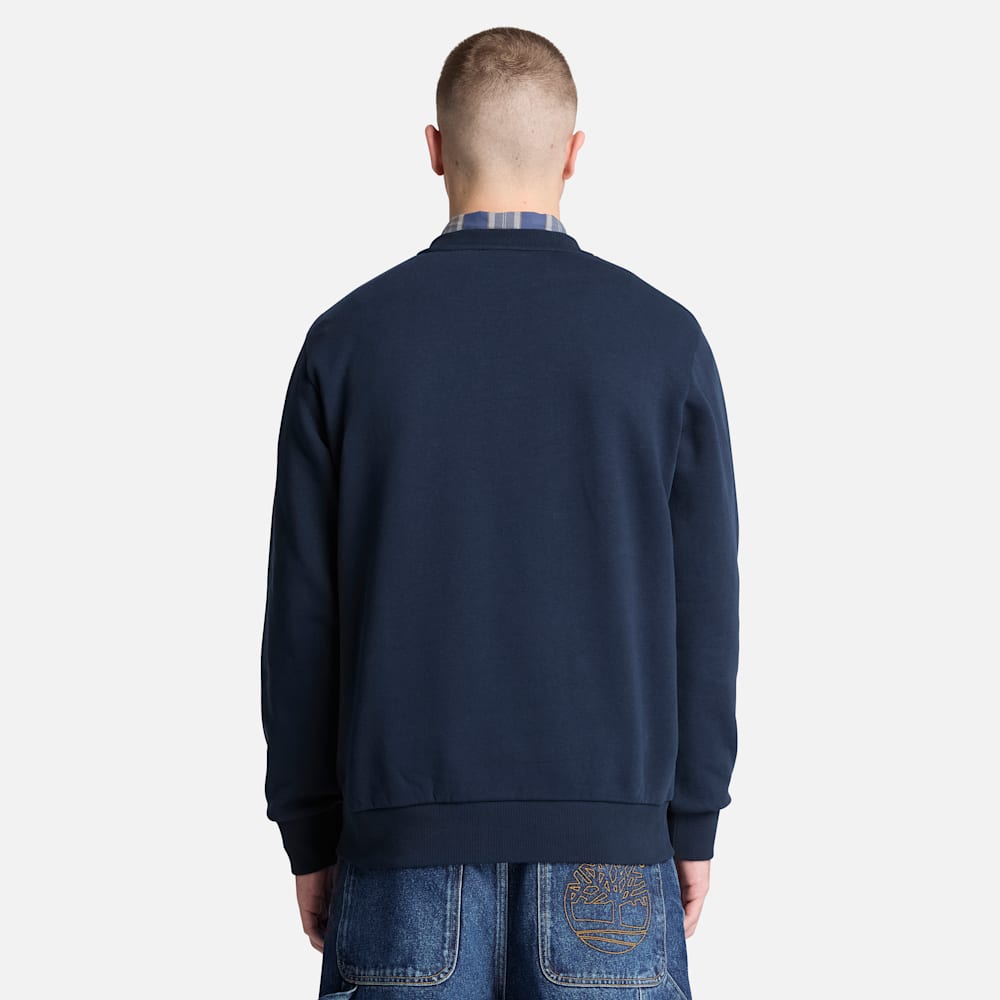 ループバック ロゴ パッチ クルー スウェットシャツ ユニセックス image number 3
