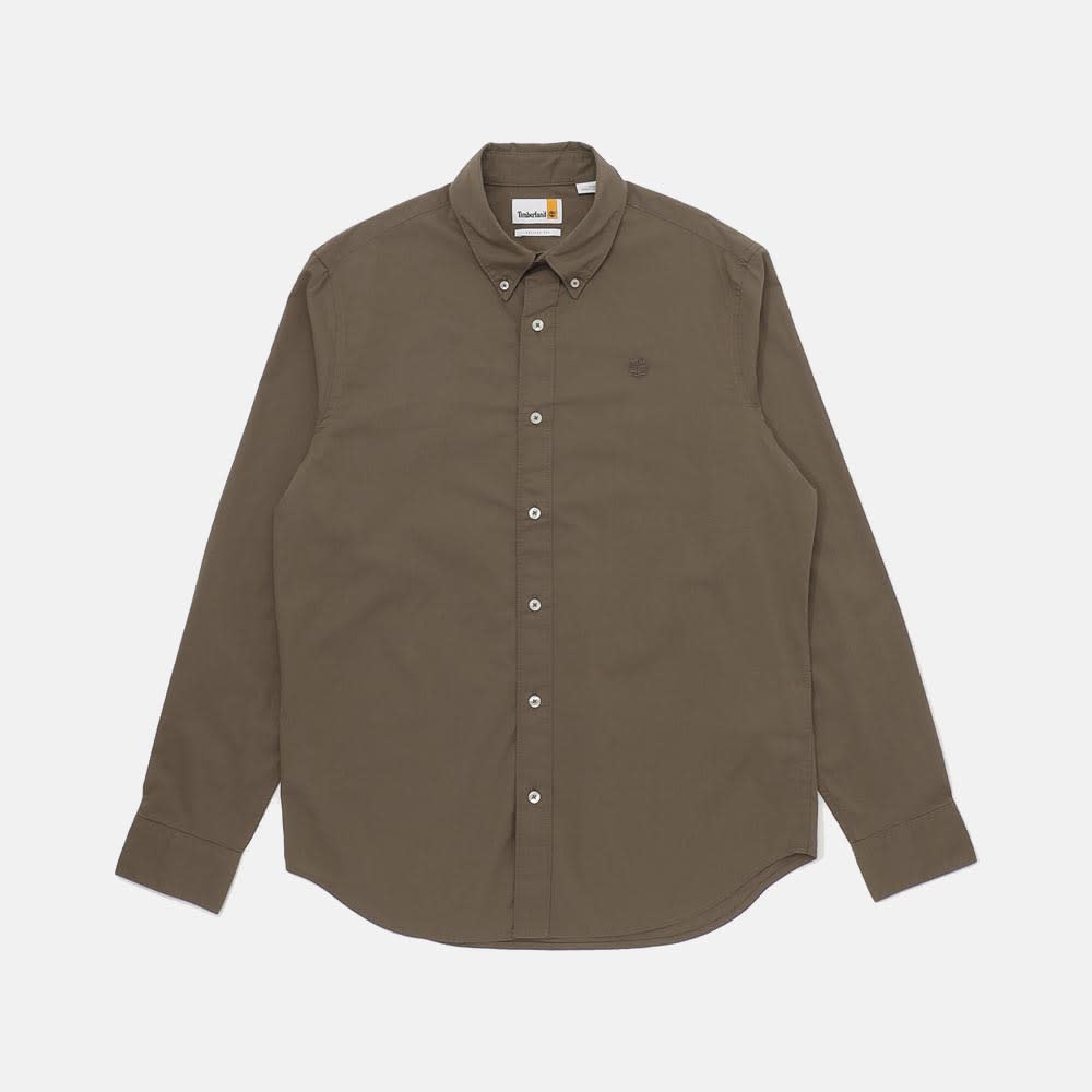 長袖 ストレッチ ポプリン シャツ メンズ image number 0