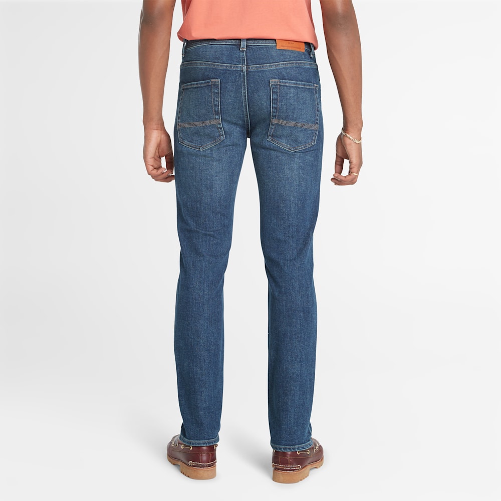 ストレート ストレッチ デニム パンツ メンズ image number 2