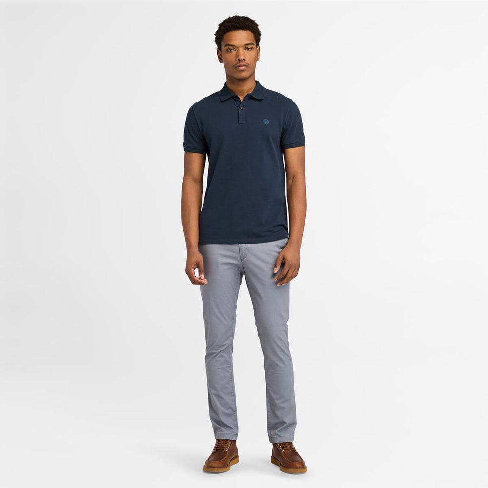 半袖 ロゴ ポロシャツ メンズ image number 1