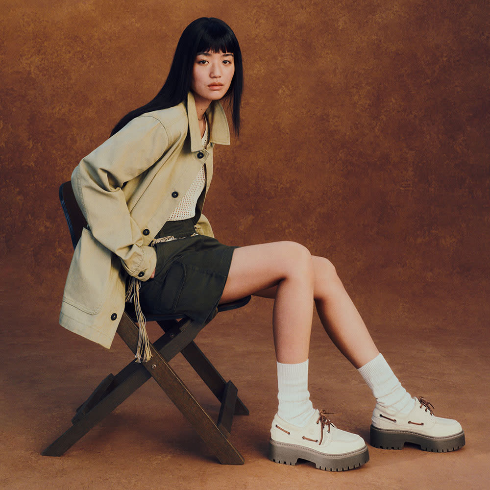 Timberland ティンバーランド　ストーンストリート　厚底　24cm ストーン ストリート ボート シューズ レディース