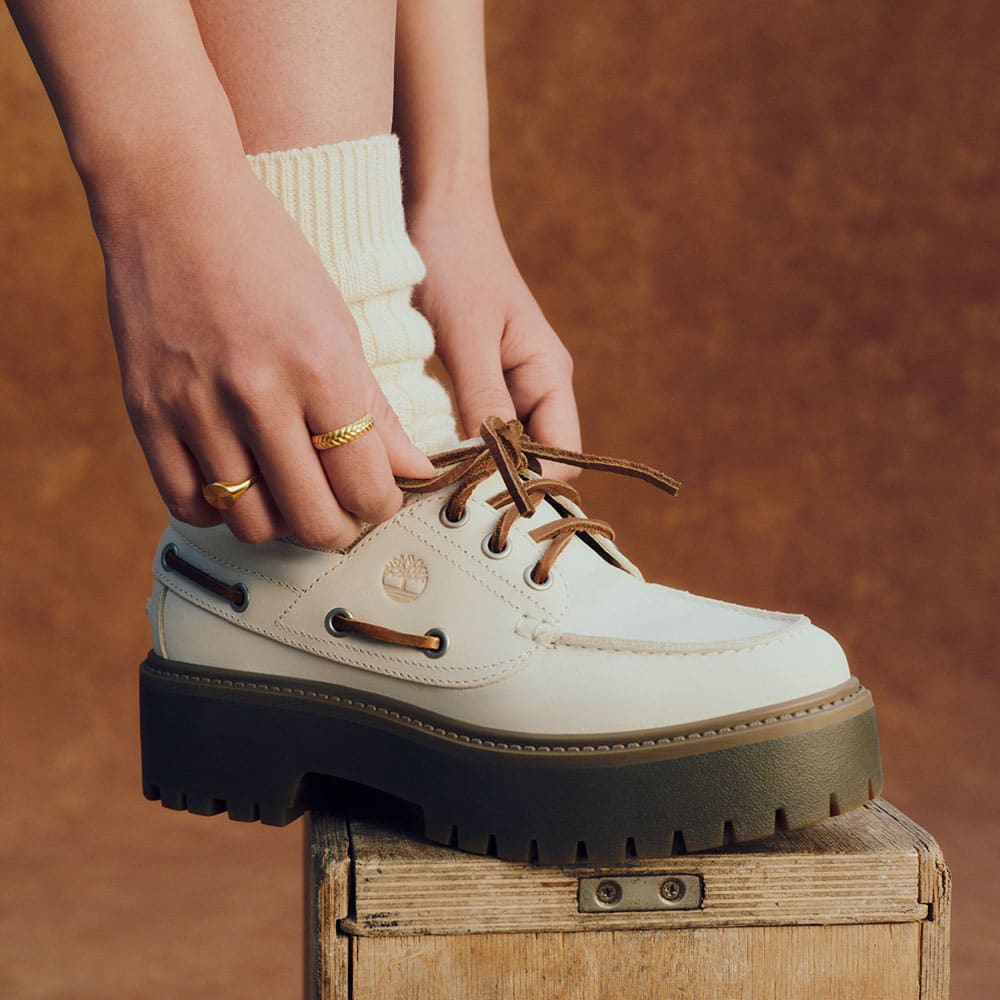 Timberland ティンバーランド　ストーンストリート　厚底　24cm ストーン ストリート ボート シューズ レディース