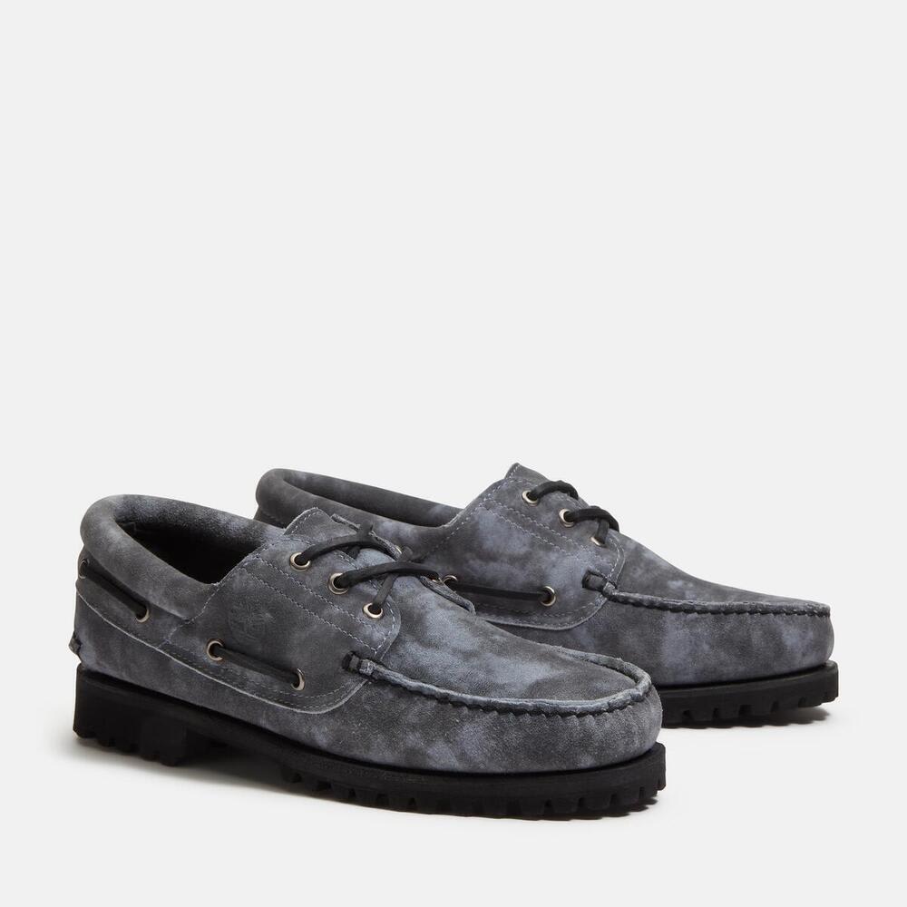 3アイ(3eye) ラグ ハンドソーン ボート シューズ メンズ image number 4