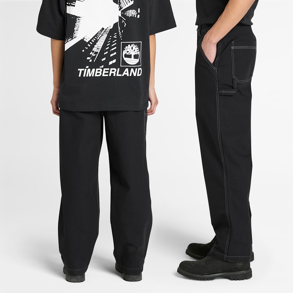 ウォッシュド ダック キャンバス カーペンター パンツ ユニセックス image number 1