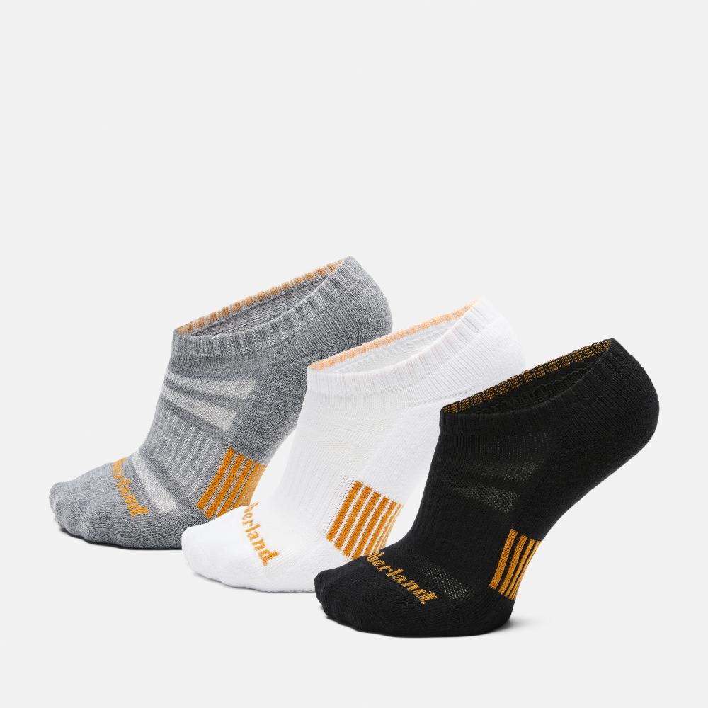 3ペア ニューマーケット ビレッジ ハーフクッション ノーショウ ソックス メンズ image number 0