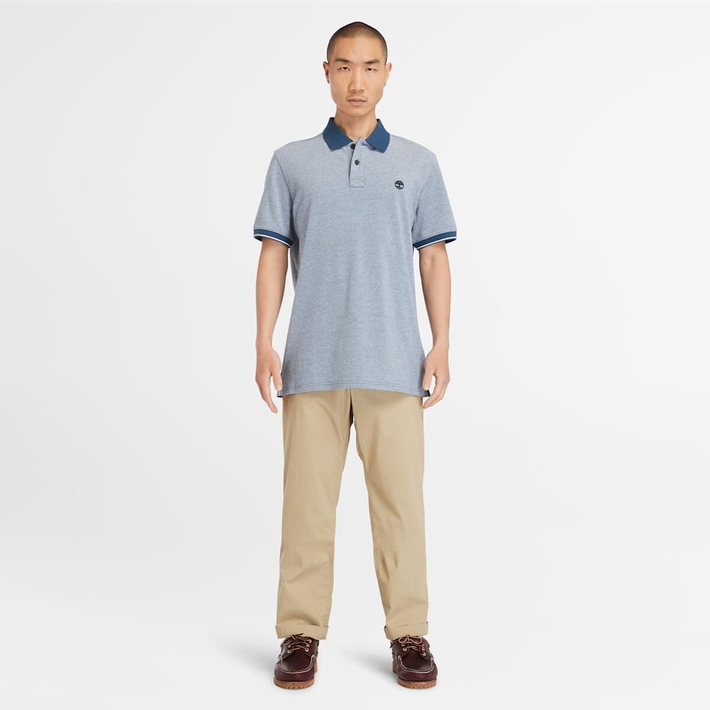 半袖 オックスフォード ロゴ ポロシャツ メンズ ｜【Timberland公式