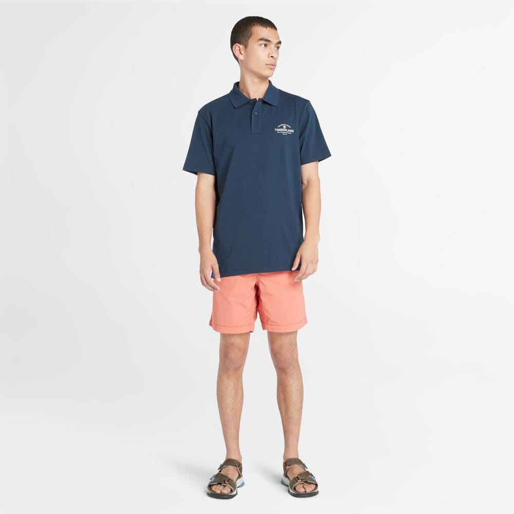 半袖 ロゴ ポロシャツ メンズ image number 1