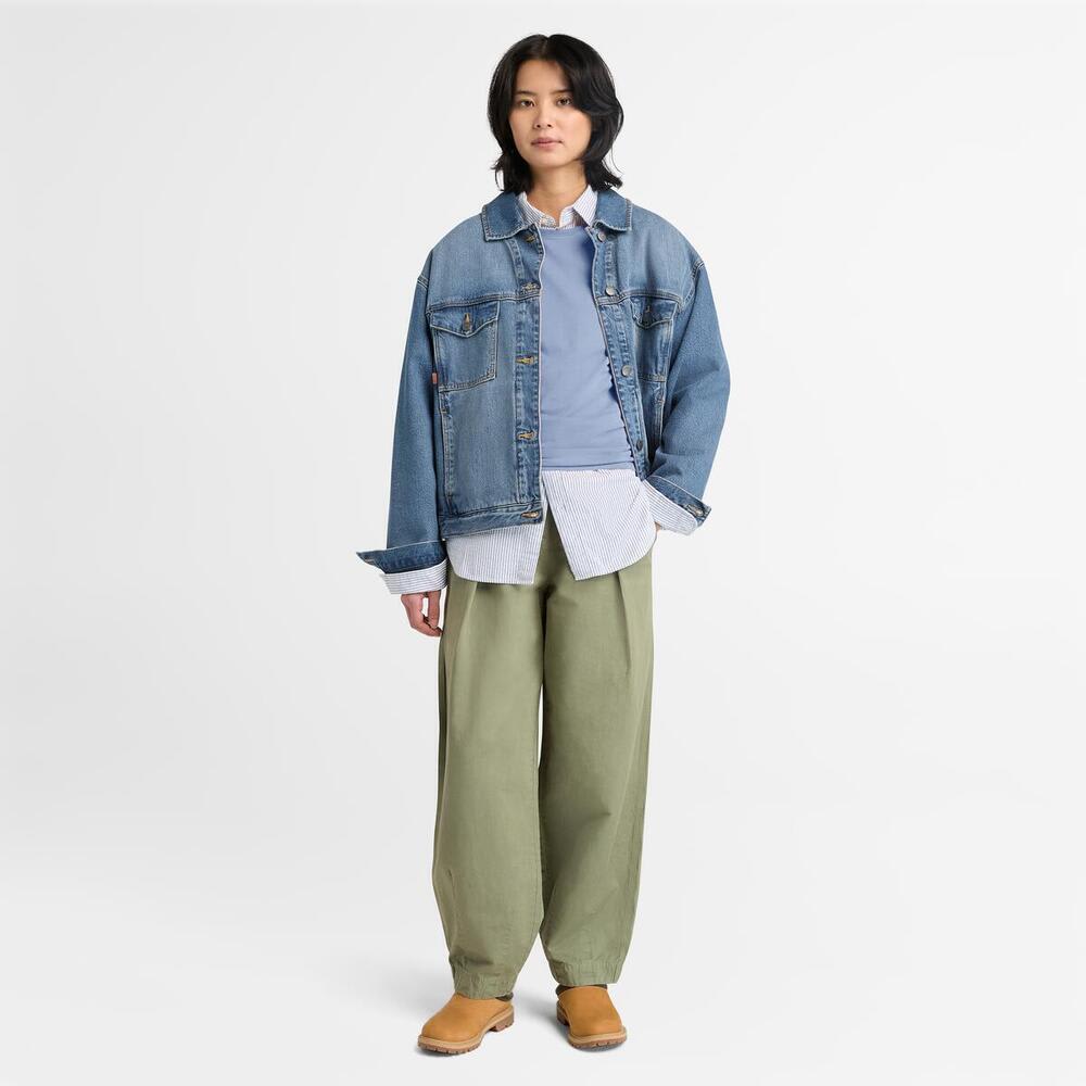 【WEB限定】 刺繍 ロゴ 半袖 Tシャツ レディース image number 2