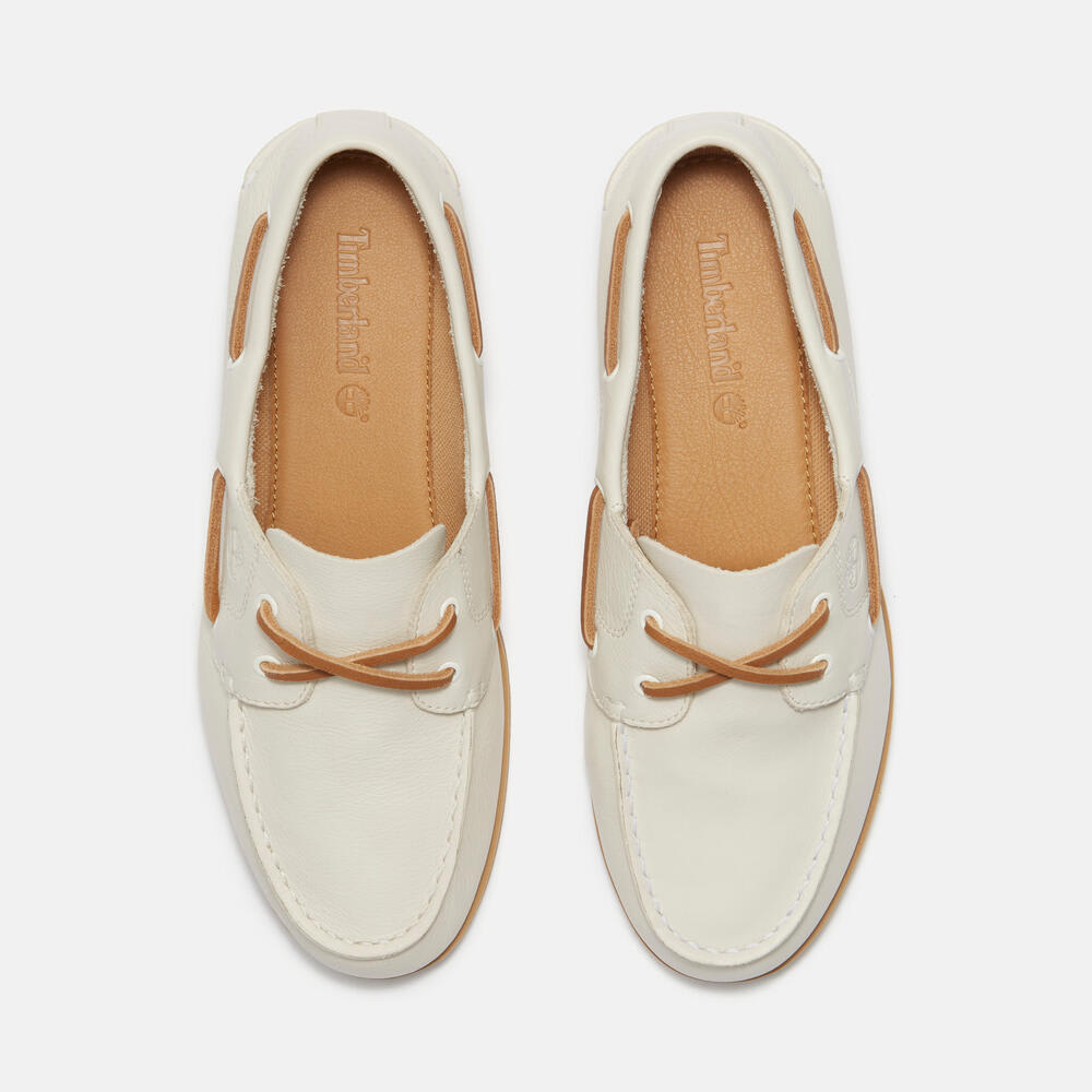 クラシック レザー ボート シューズ レディース image number 1