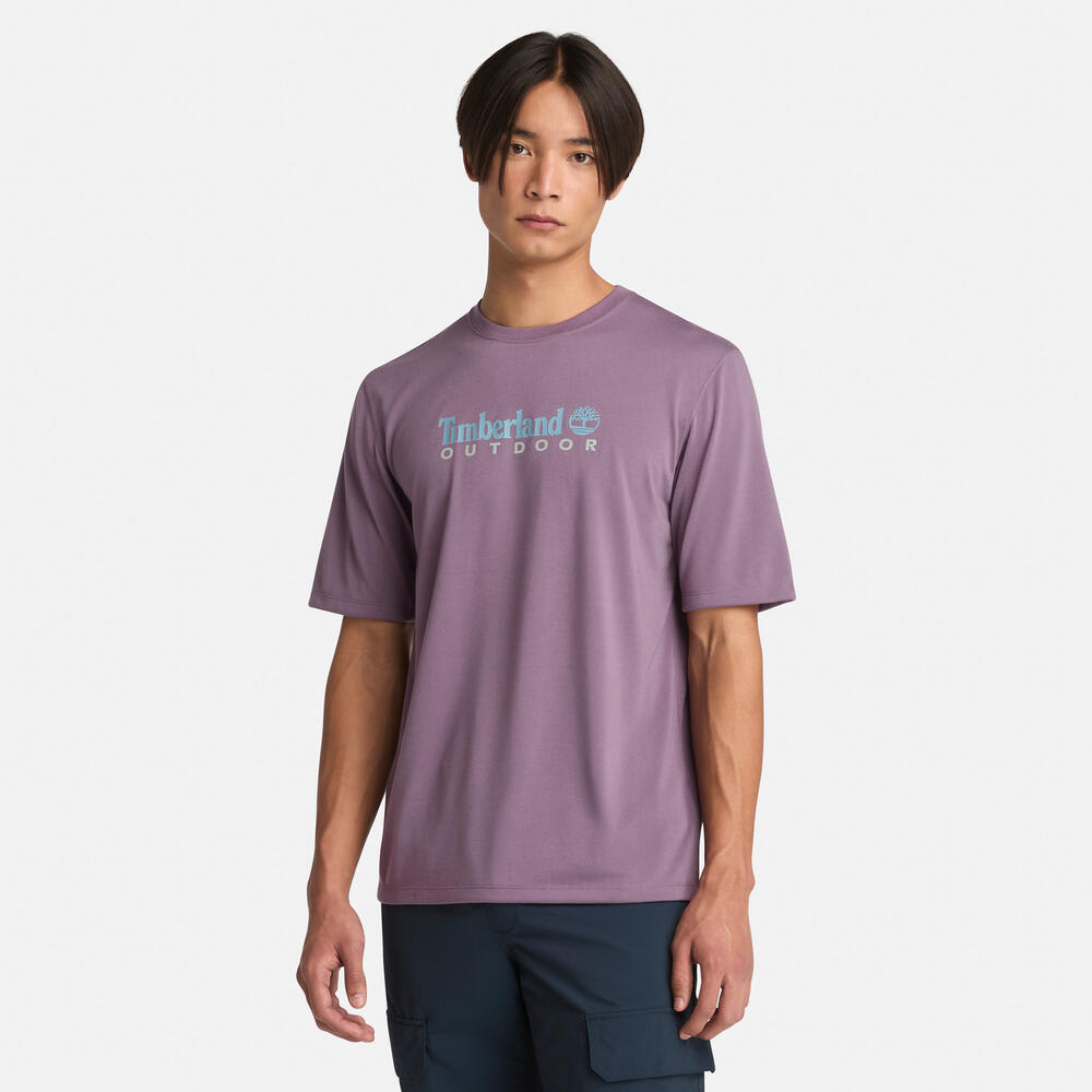 半袖 アンチUV プリント Tシャツ メンズ image number 0