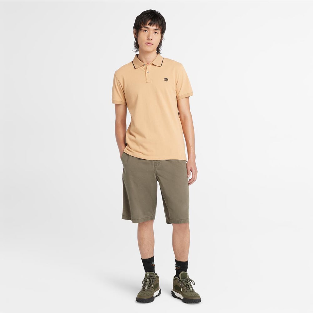 半袖 プリント ポロシャツ メンズ image number 1